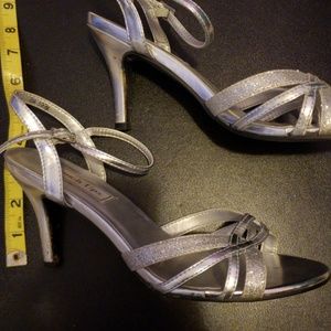 Silver heels